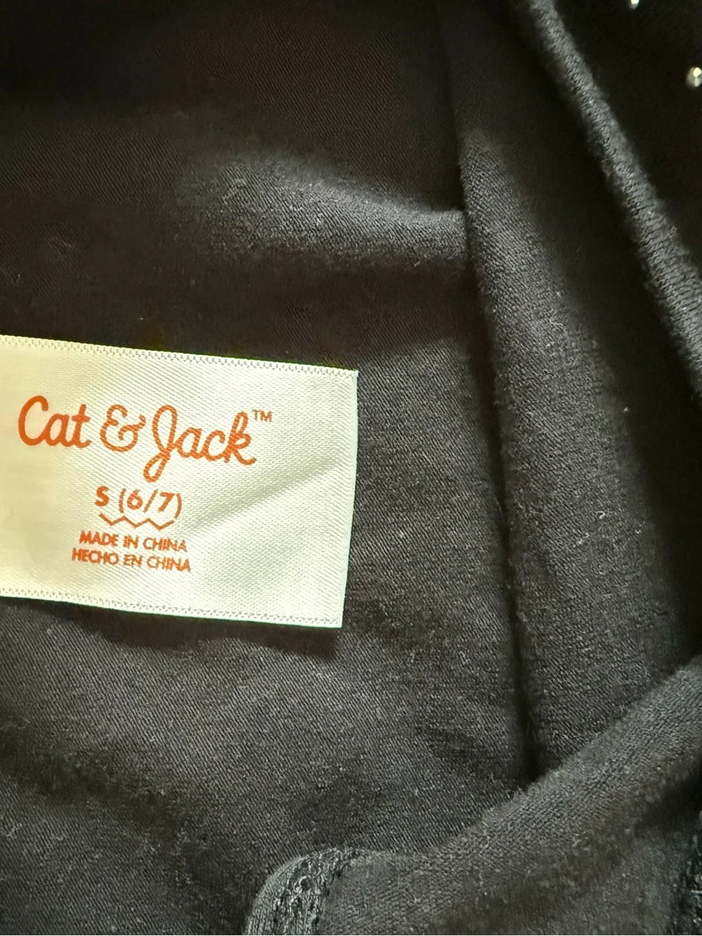 Cat & Jack Black Sparkle Skirted Dance Leotard